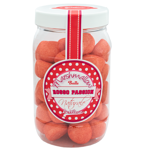 Marshmallow Balls Rosso Passion, 350g Marshmallow Balls Rosso Passion, 350g