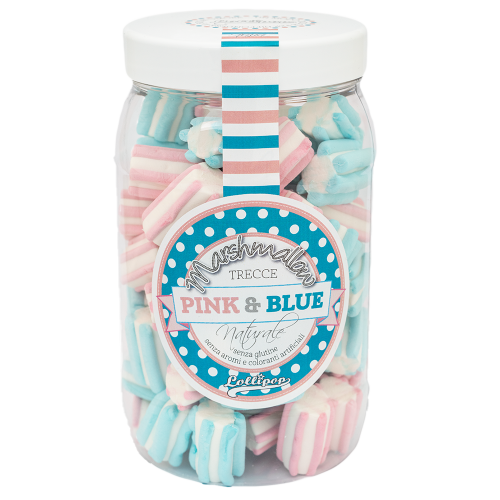 Marshmallow Rosa e Azzurro, 280g Marshmallow Rosa e Azzurro, 280g