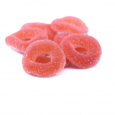 Anelli Fragola Zuccherati, 1kg Anelli Fragola Zuccherati, 1kg