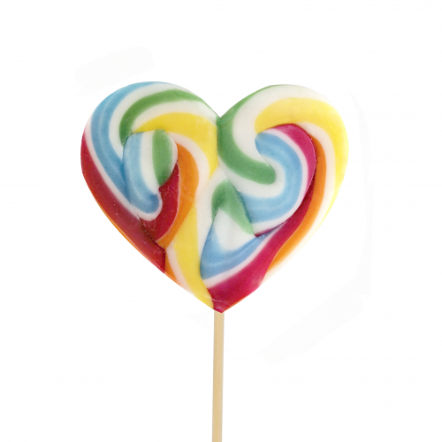 Cuore Rainbow 100gr,10 Pezzi Cuore Rainbow 100gr,10 Pezzi