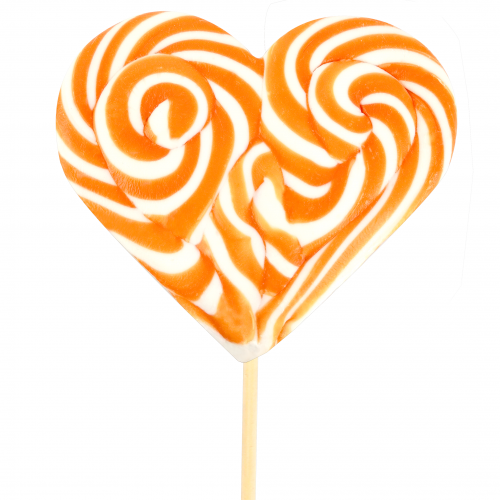 Cuore Arancione 200gr, 6 Pezzi Cuore Arancione 200gr, 6 Pezzi