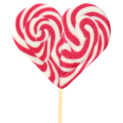 Red Heart Lollipop 200gr, 6 Pieces