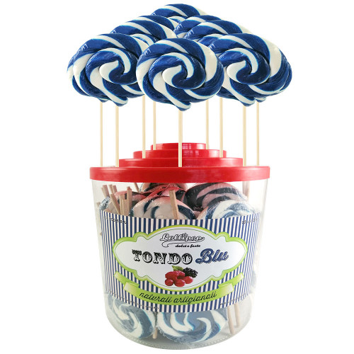 Barattolo Tondo Blu 25gr, 50 Pezzi