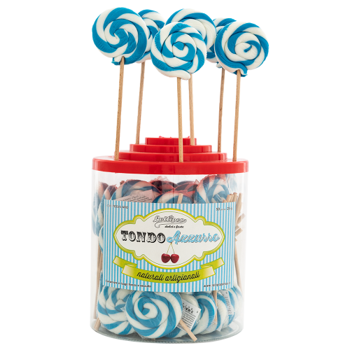 Barattolo Tondo Azzurro 25gr, 50 Pezzi