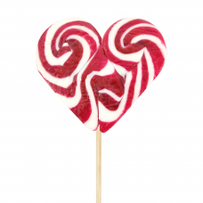 Red Heart Lollipop 50gr, 10 Pieces