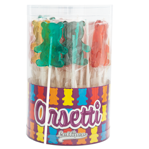Barattolo Orsetti Lolly, 50 Pezzi
