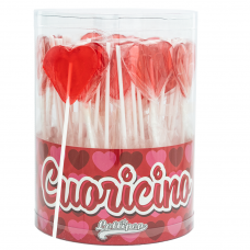 Barattolo Cuoricino Lolly, 60 Pezzi