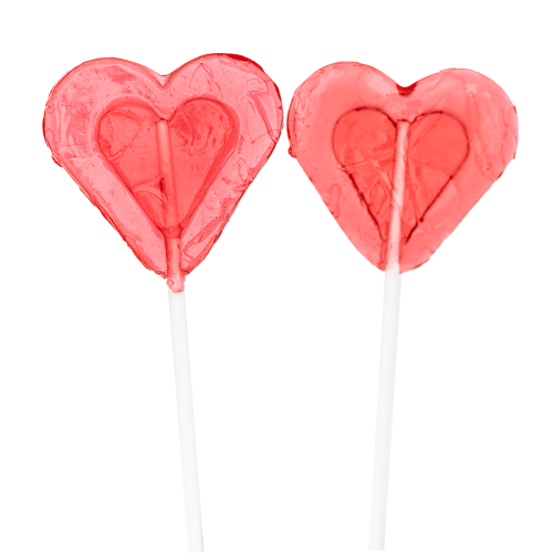 Cuoricino Lolly, 10 Pezzi