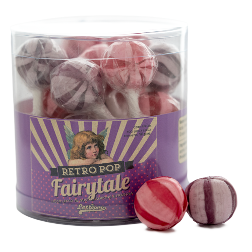 Retro Pop Lampone e Fragola, 20 Pezzi