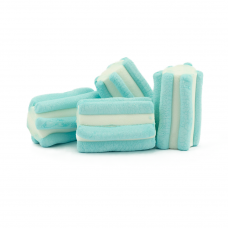 Marshmallow Striato Azzurro, 1kg Marshmallow Striato Azzurro, 1kg