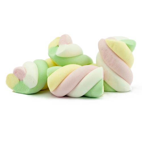 Marshmallow Treccia 4 Colori, 1kg