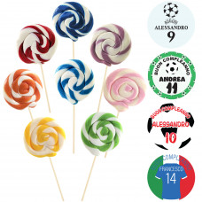 Tondo 25g Personalizzato, Tema Calcio