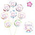 Tondo 25g Personalizzato, Tema Unicorno Tondo 25g Personalizzato, Tema Unicorno