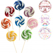 Tondo 25g Personalizzato, Tema Unicorno